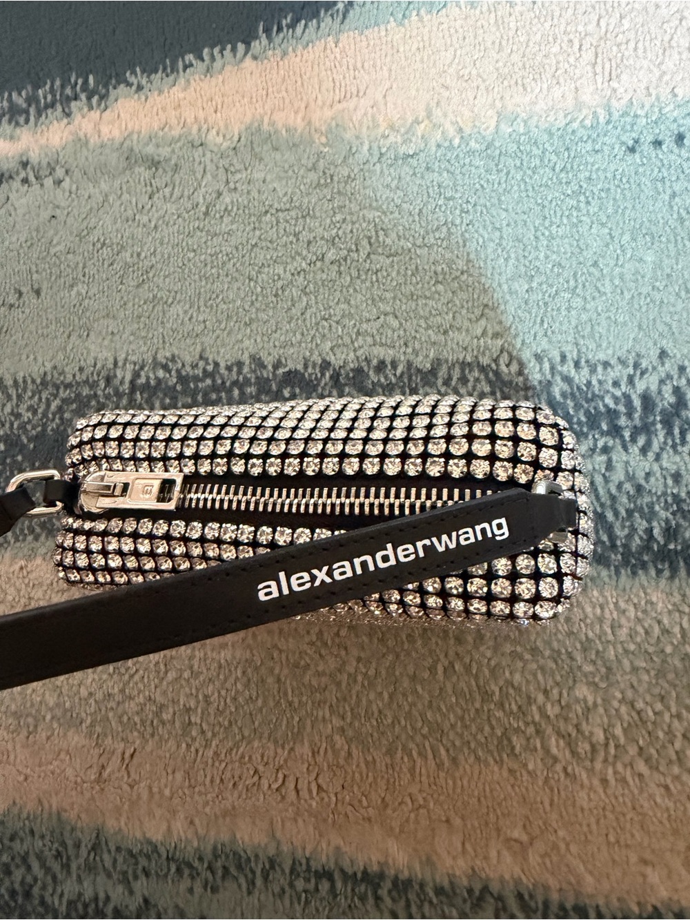 Alexander Wang Medium Rhinestone Pouch - Picture 6 of 9